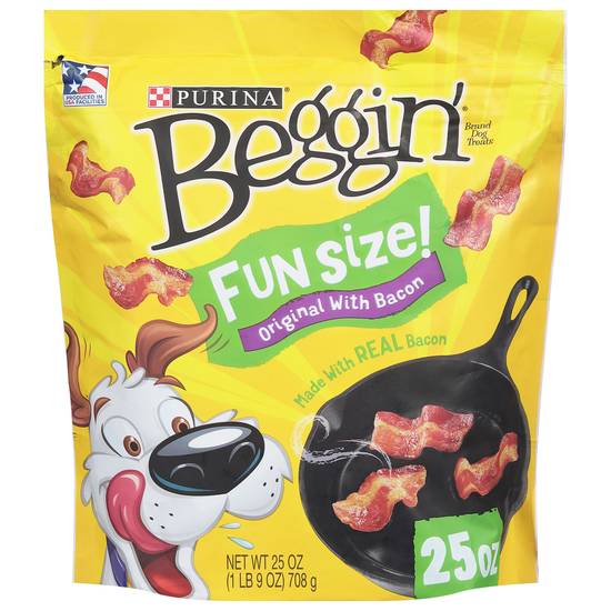 Beggin Fun Size Original With Bacon Dog Treats