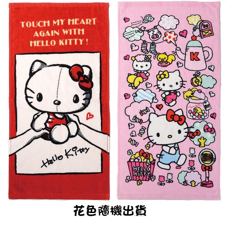 Kitty印花童巾(顏色隨機出貨) <1PC條 x 1 x 1PC條>