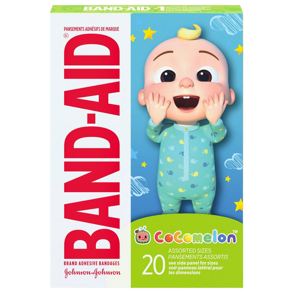 Band-Aid Cocomelon Brand Bandages For Kids