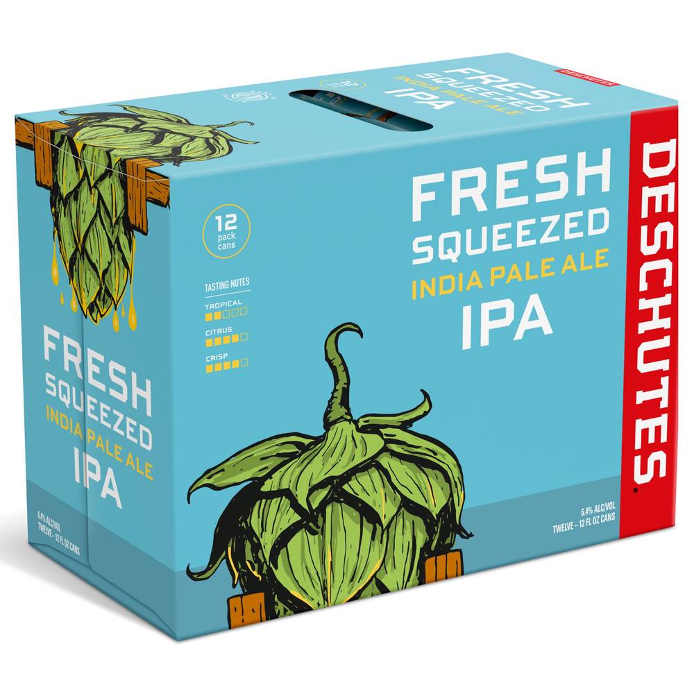 Deschutes Brewery Fresh Squeezed Ipa Beer (12 ct, 12 fl oz)