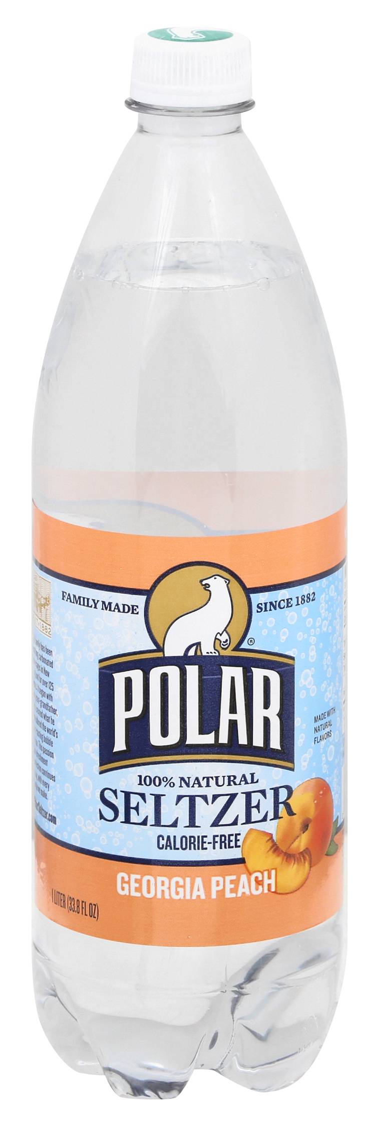 Polar Georgia Peach Seltzer (1 L)