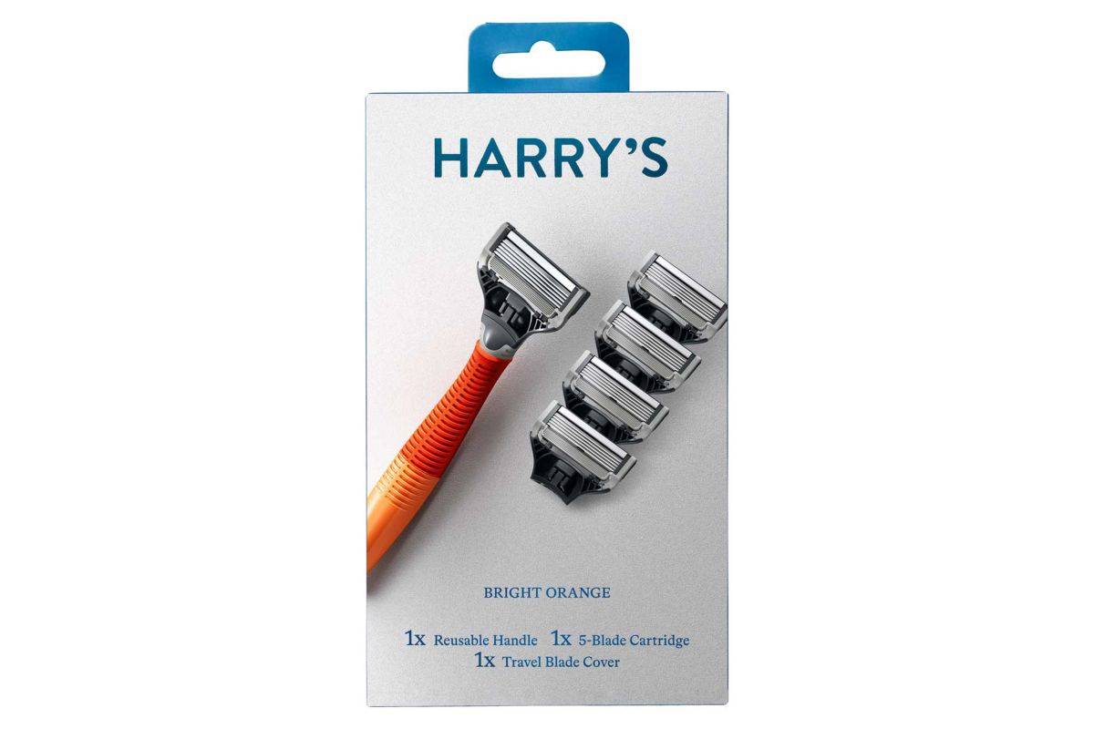 Harry�s Men's Razor + 5 Blades - Orange