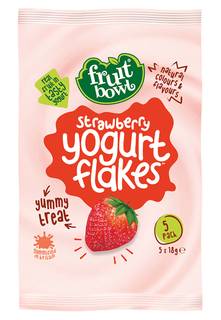 Fruit Bowl Strawberry Yogurt Flakes 5 x 18g