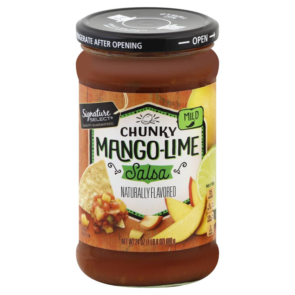 Signature Select Chunky Mild Mango Lime Salsa