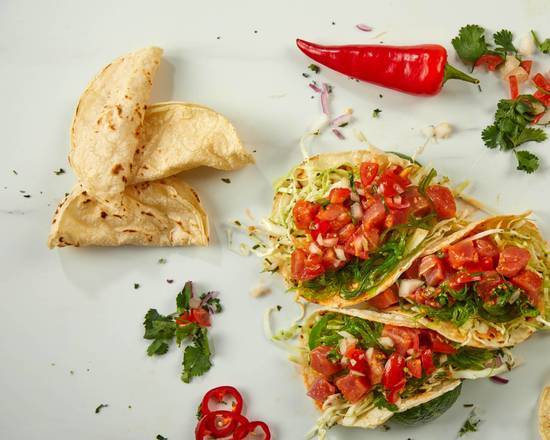 Spicy Tuna Poke Tacos