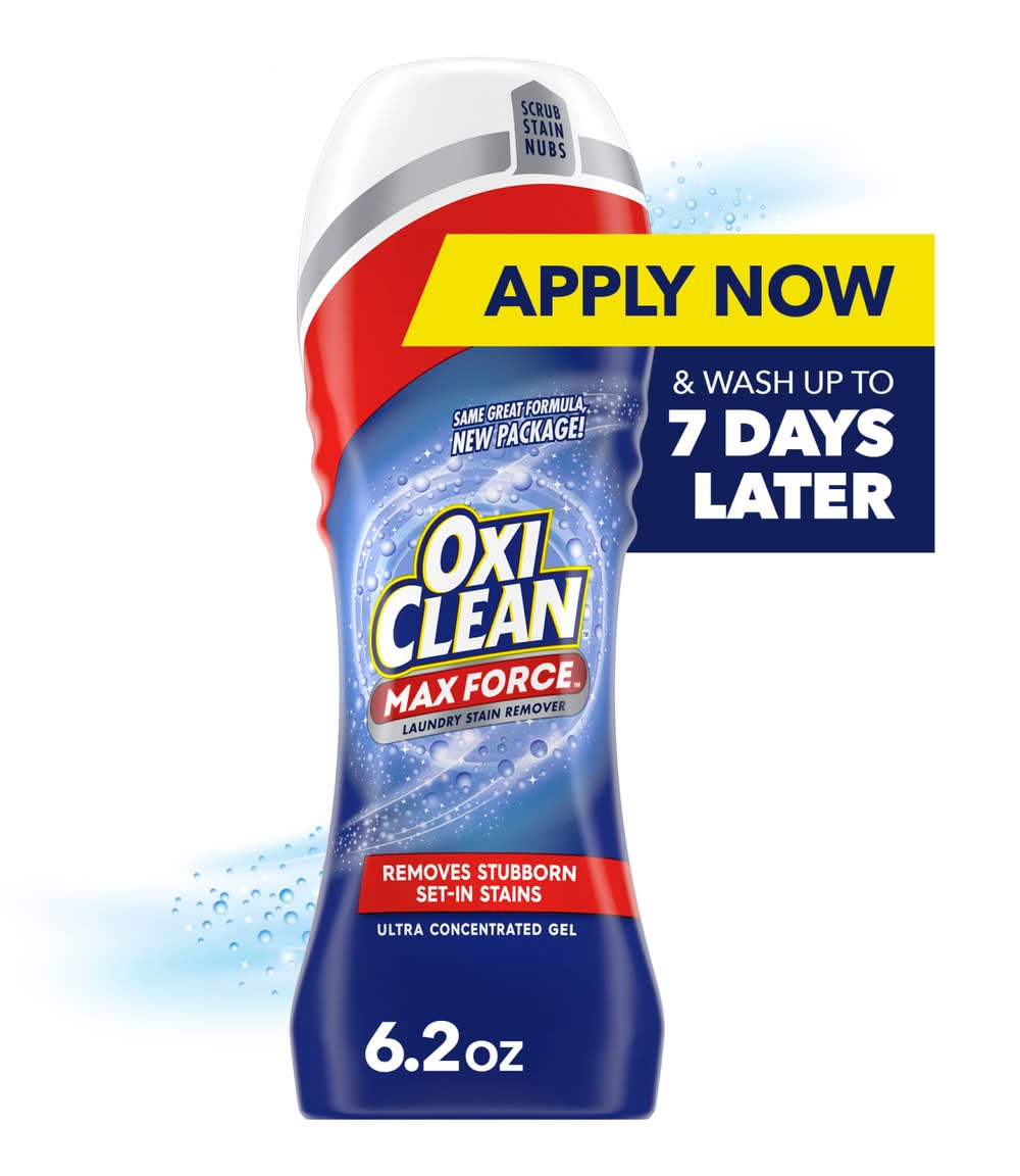 OxiClean Max Force Laundry Stain Remover Gel Stick (6.2 fl oz)