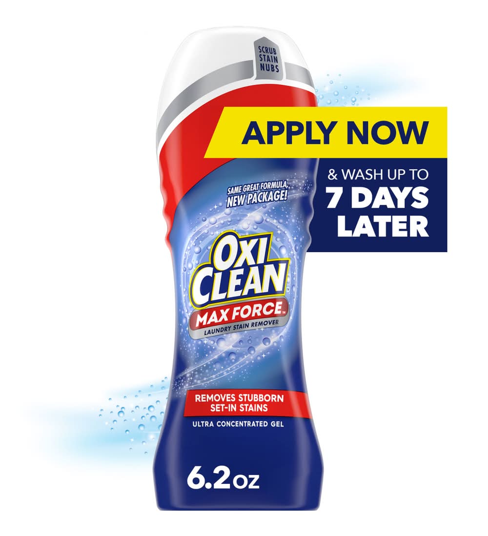OxiClean Max Force Laundry Stain Remover Gel Stick (6.2 fl oz)