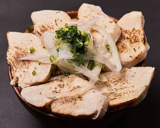 こだわり生姜鶏の炙り丼  Roast chicken rice bowl