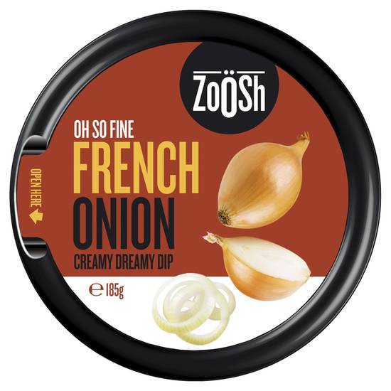 Zoosh Oh So Fine French Onion Creamy Dreamy Dip 185g