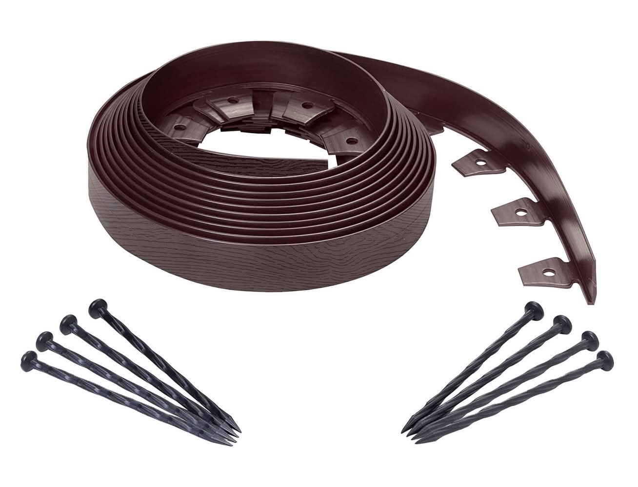 Easyflex Plastic Brown Landscape Edging Kit