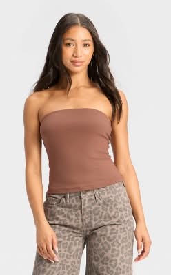 Women's ButterBliss Tube Top - Wild Fable™ Brown XL
