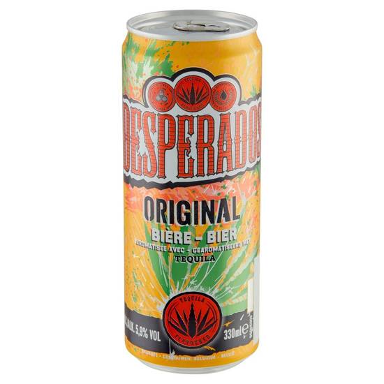 Desperados Original Bière Aromatisée avec Tequila 330 ml