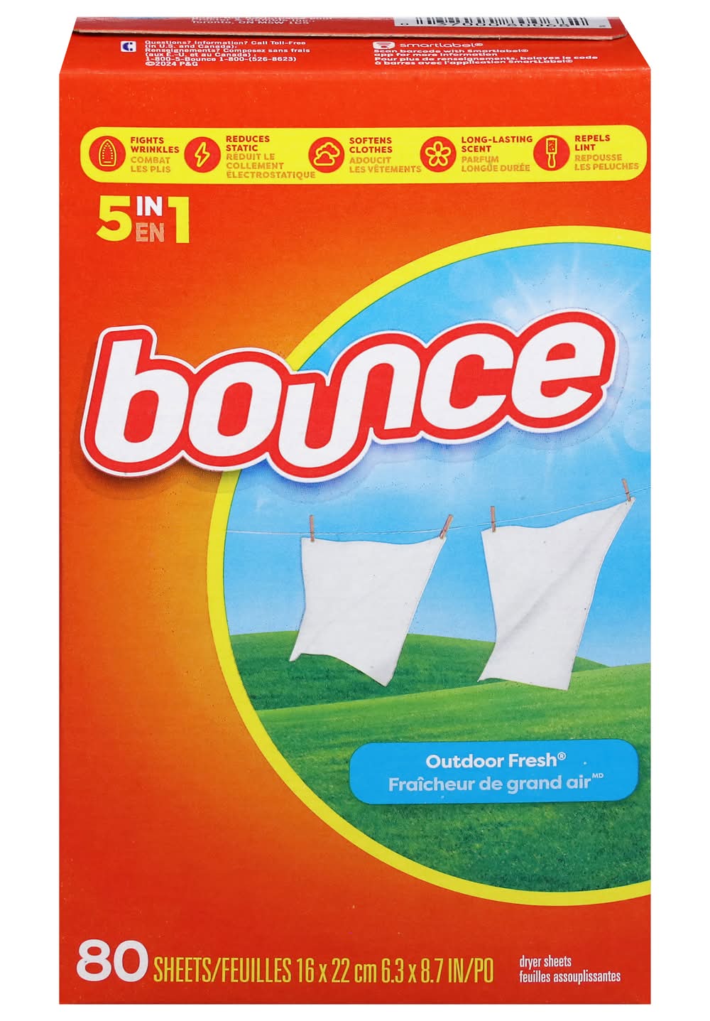 Bounce Outdoor Fresh Dryer Sheets (8 oz)