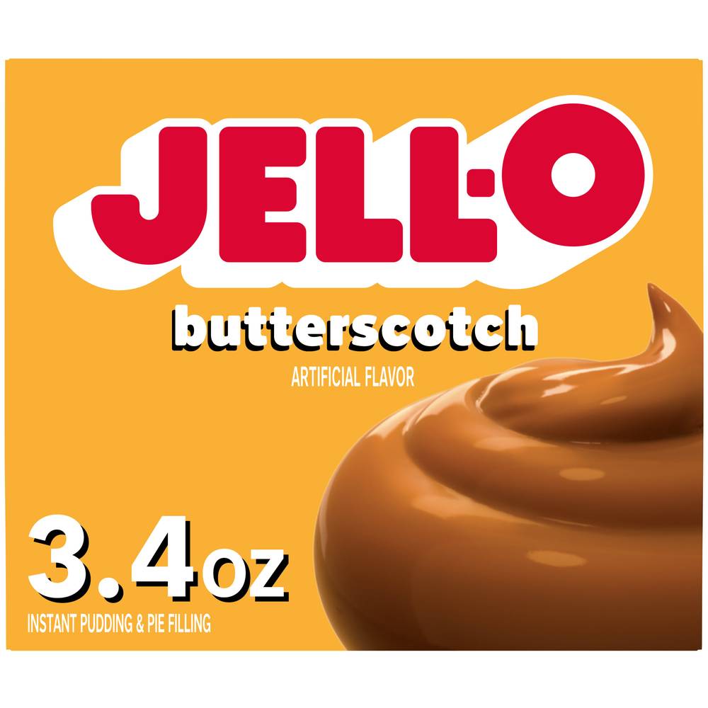 Jell-O Butterscotch Flavor Pudding & Pie Filling Mix (3.4 oz)