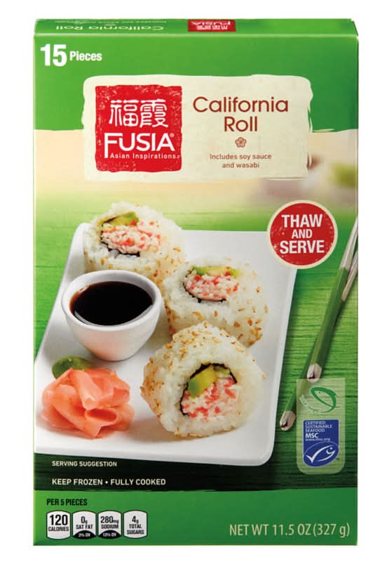 Fusia Asian Inspirations California Roll (11.5 oz, 15 ct)
