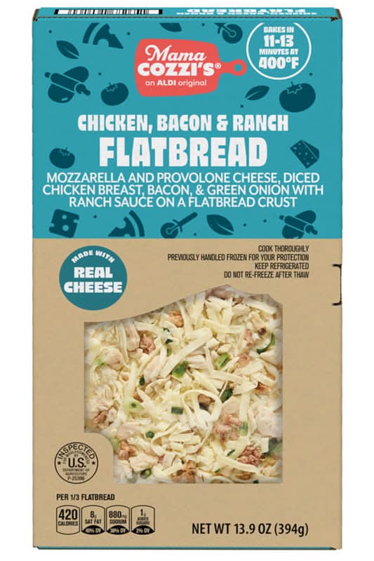 Mama Cozzi's Pizza Kitchen Real Cheese Flatbread, Chicken-Bacon-Ranch (13.9 oz)