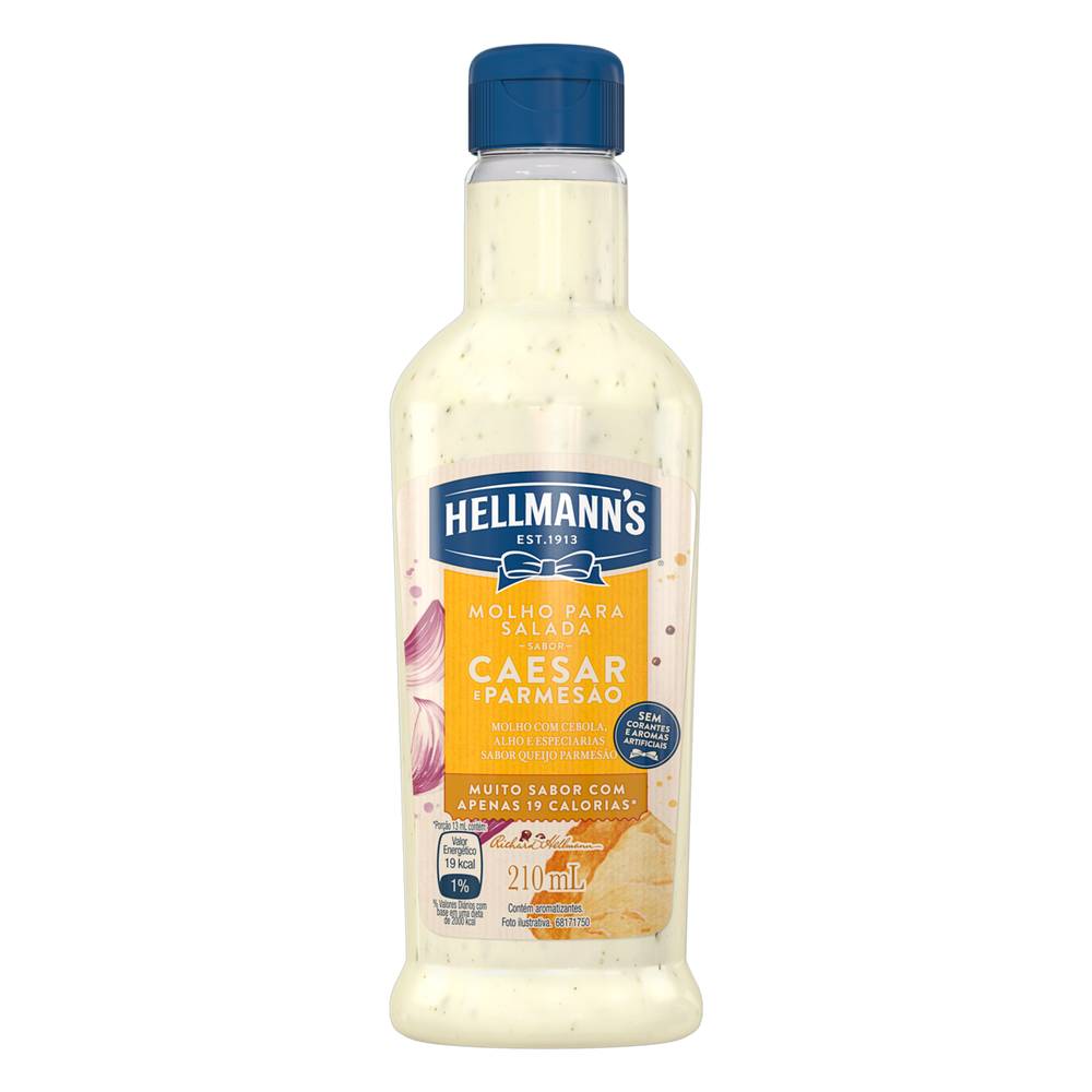 Hellmann's · Molho para salada sabor caesar e parmesão (210 ml)