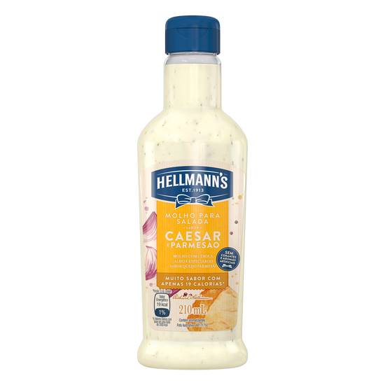 Hellmann's molho para salada sabor caesar e parmesão (210 ml)
