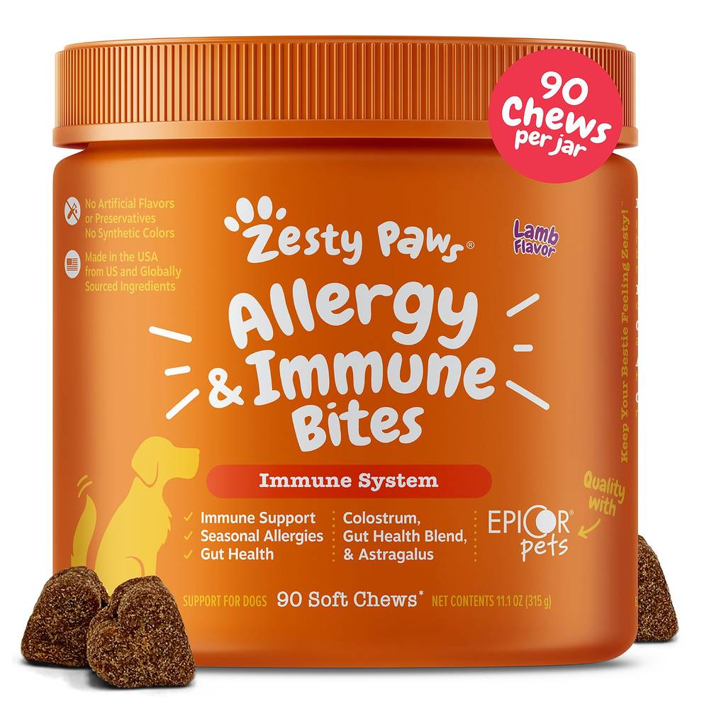 Zesty Paws Allergy Immune Bites (0.14 oz, 90 ct)