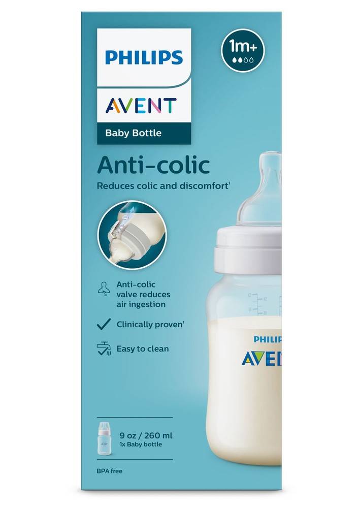 Avent Anti Colic Baby Bottle 1m+ 260ml Capacity