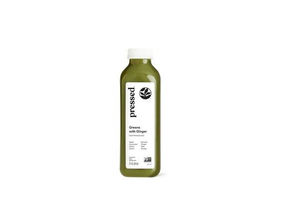 Greens with Ginger – 12oz Juice