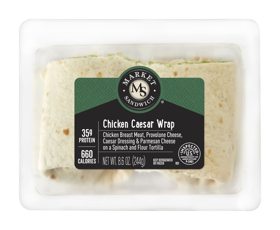 Market Sandwich Chicken Caesar Wrap (8.6 oz)