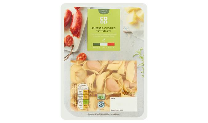 Co-op Cheese & Chorizo Tortelloni 300G