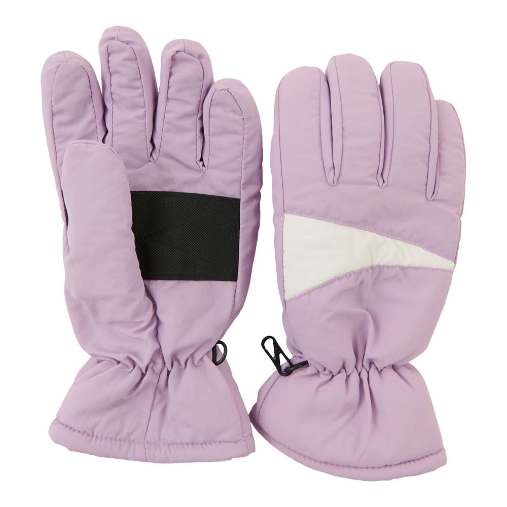 Girls' Ski Gloves (7-14, Lavender)
