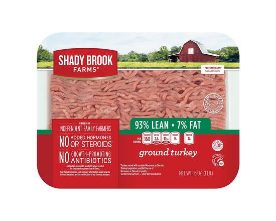 Shady Brook Farms · 93% Lean Ground Turkey (16 oz)