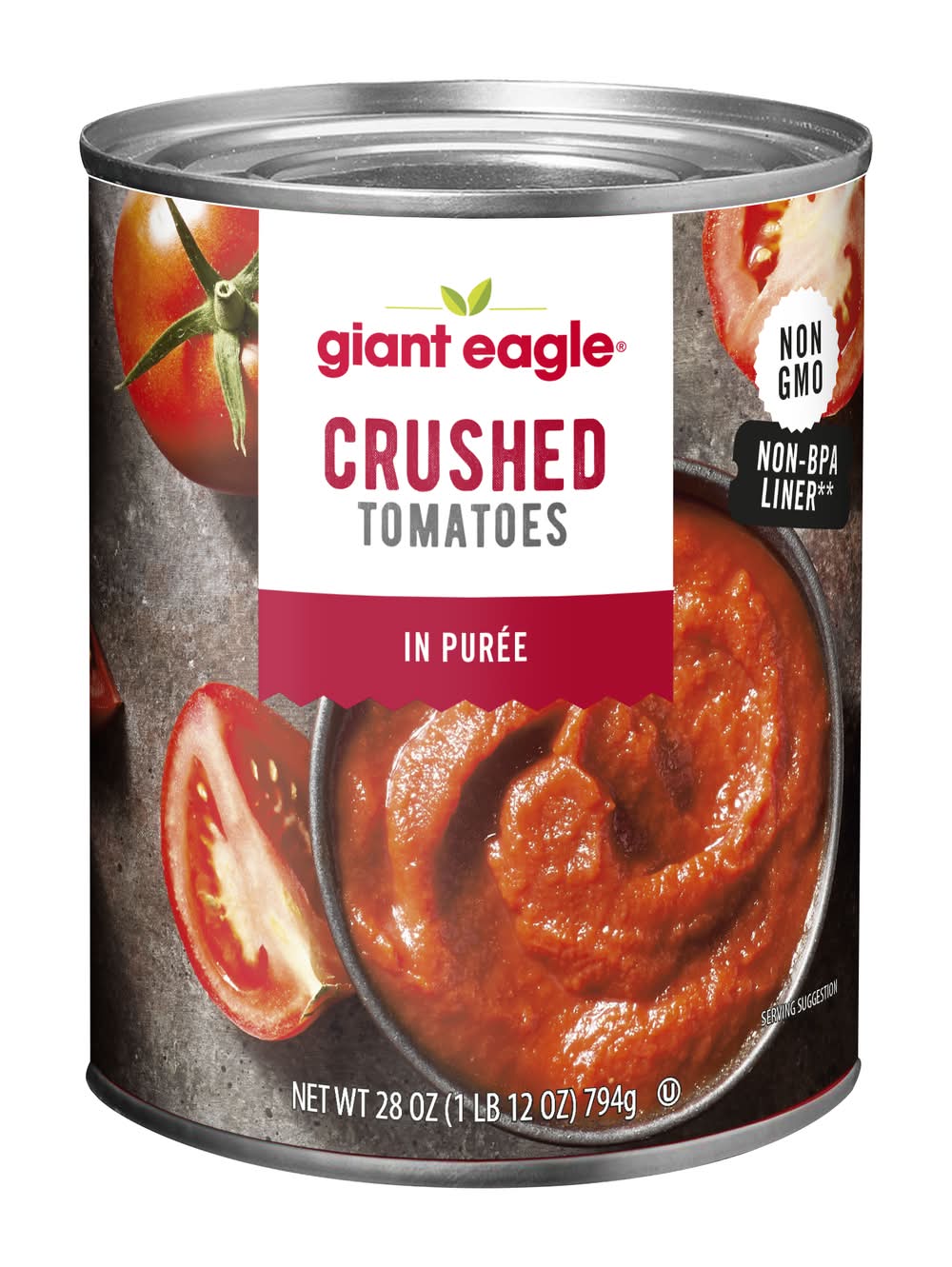 Giant Eagle Crushed Tomatoes in Puree (28 oz)
