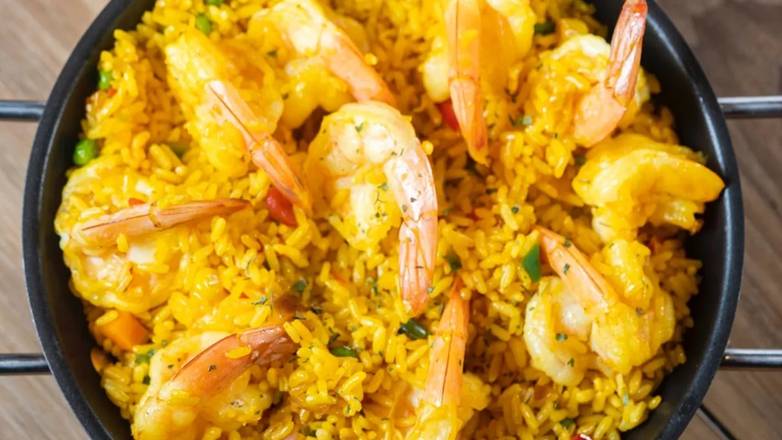 Mixed Rice with Shrimp and Veggies (arroz & camarones)