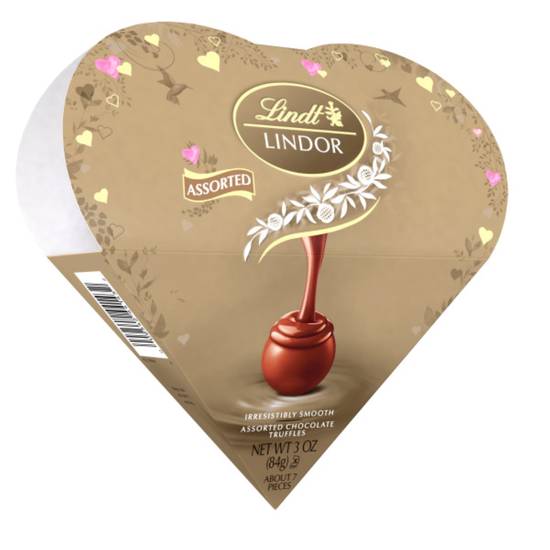 Order Lindt LINDOR Valentine's Assorted Chocolate Candy Truffles Friend Heart, 3 oz. food online from CVS store, VIENNA on bringmethat.com