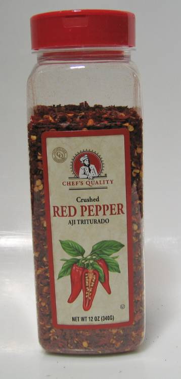 Chef's Quality - Crushed Red Pepper - 12 oz Jar (12 Units per Case)