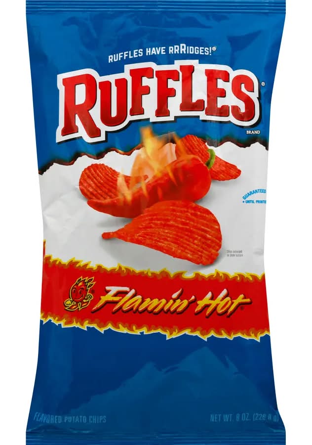 Ruffles Flamin' Hot Flavored Potato Chips