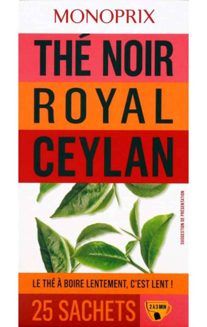 Monoprix - Thé royal ceylan (25)