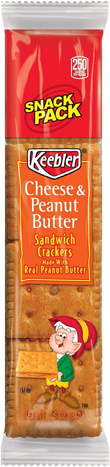 Keebler Big Cheese Peanut Butter Sandwich Crackers