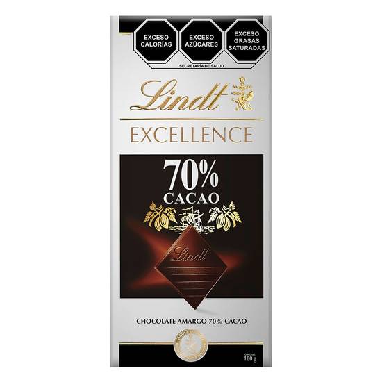 Lindt chocolate amargo excellence 70% cacao