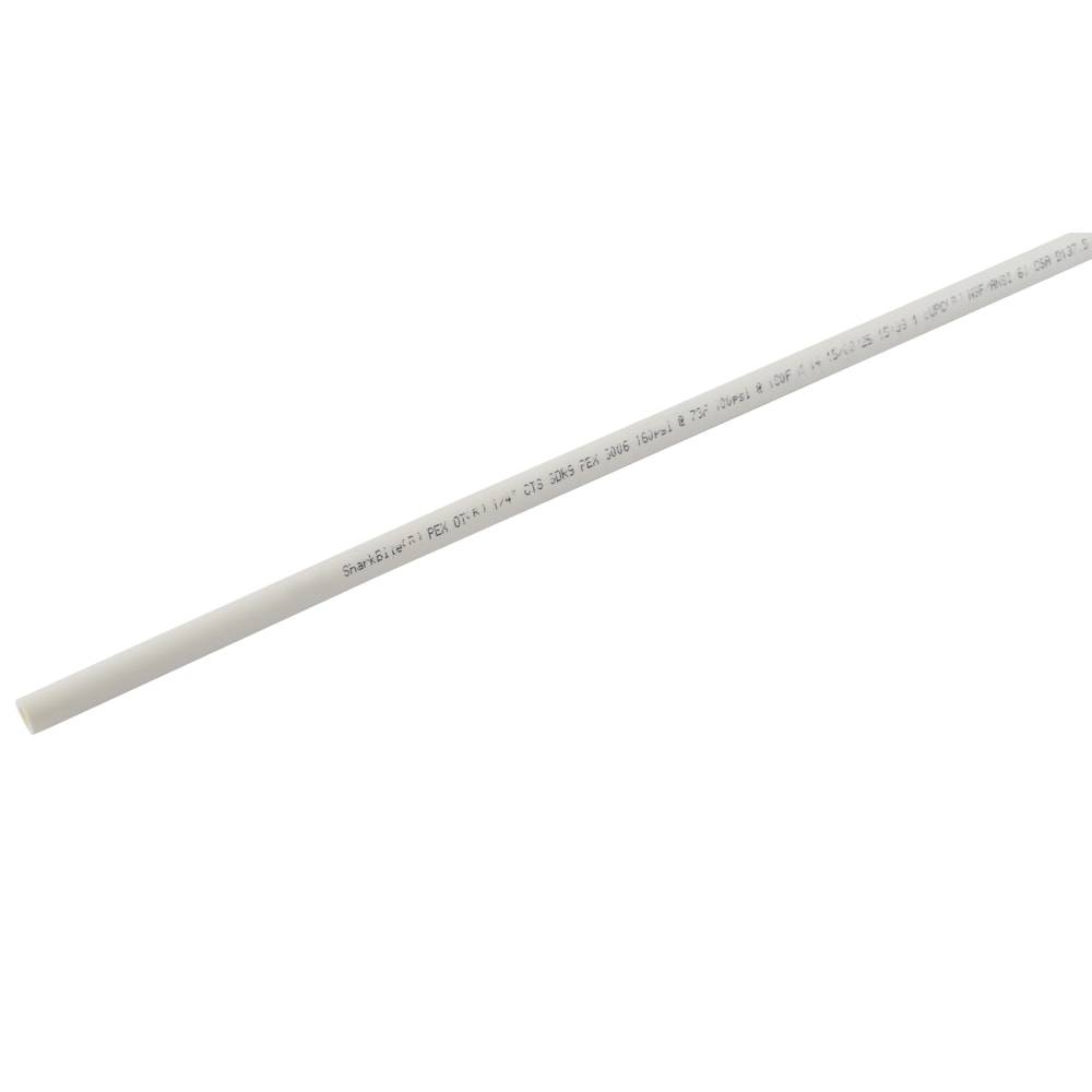 SharkBite 1/4-in (3/8-in O.D.) x 5-ft White PEX-B Pipe | U850W5