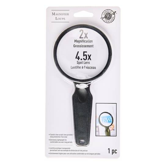 2X To 4.5X Bifocal Lens Hand Magnifier By Loops & Threads