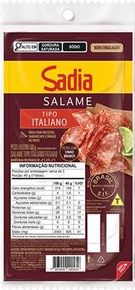 Sadia · Salame italiano fatiado (100 g)