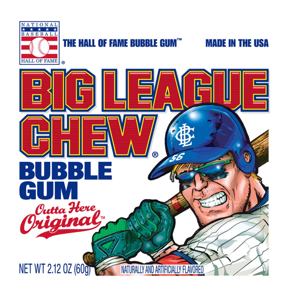 Big League Chew Original Candy 2.12 Oz