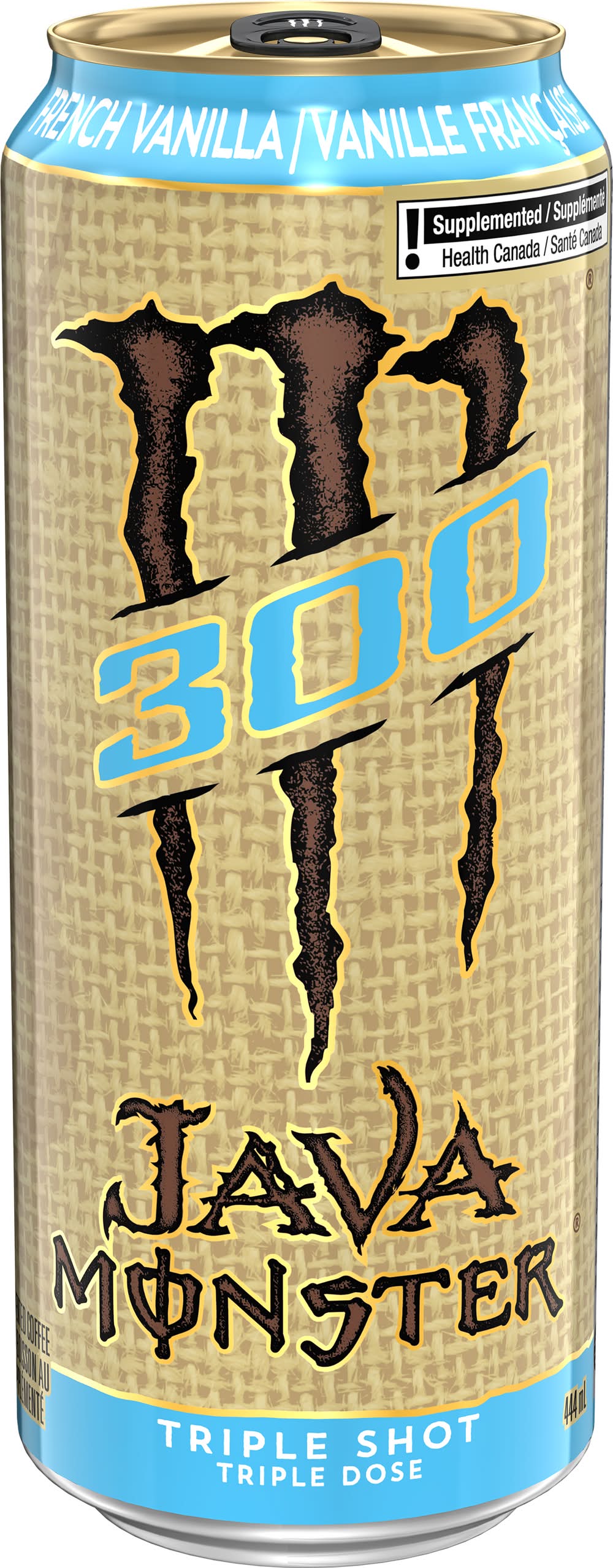 Monster Energy Java 300 Triple Shot Energy Drink, French Vanilla (444 ml)