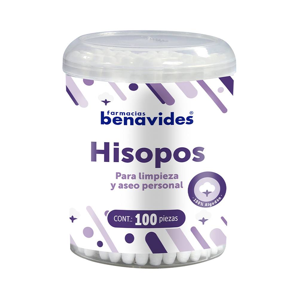 Farmacias Benavides · Hisopos (100 un)