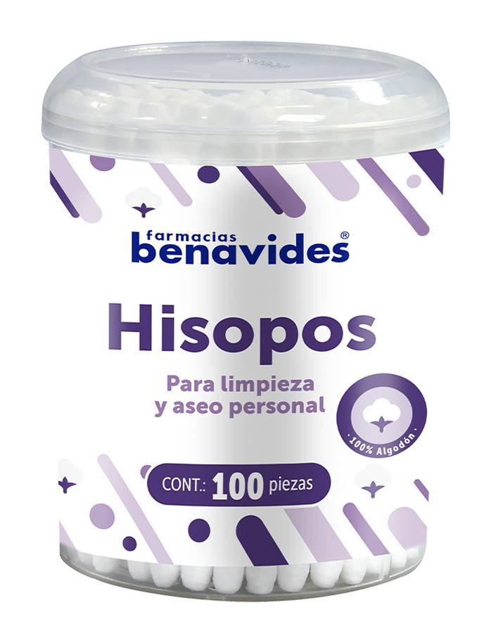 Farmacias Benavides · Hisopos (100 un)