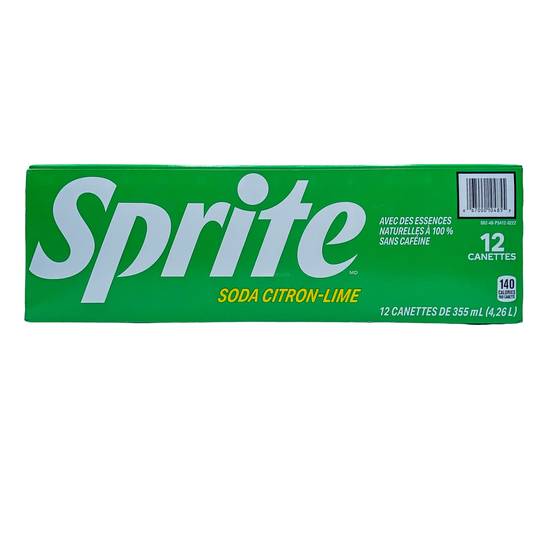 Sprite Soda, Lemon-Lime (12 x 355 ml)