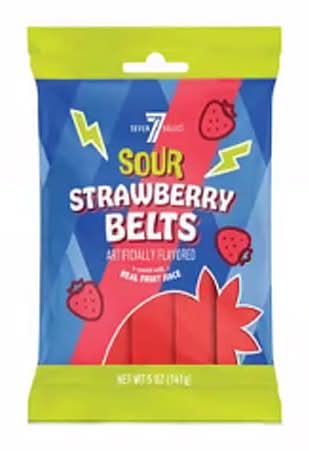 7-Select Candy Belts, Sour Strawberry (5 oz)