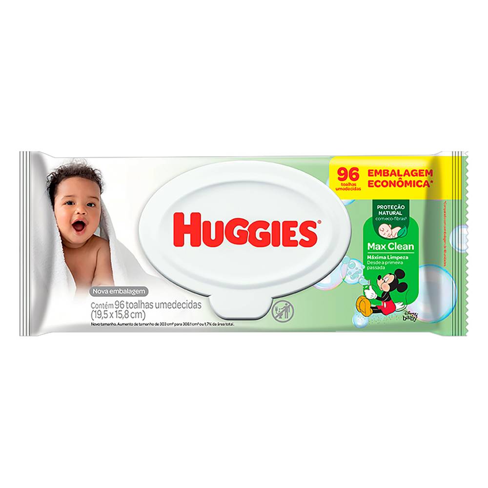 Huggies lenços umedecidos max clean