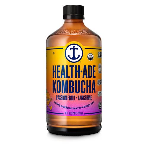 Health-Ade Kombucha Passionfruit Tangerine 16oz Btl