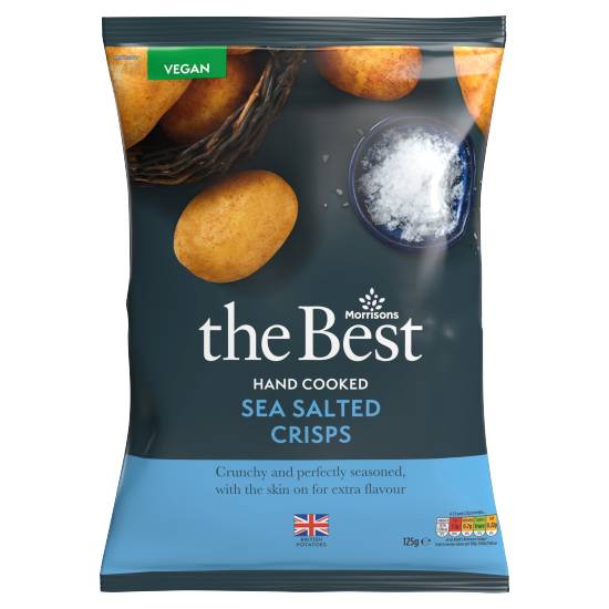 Morrisons the Best Hand Cooked Crisps (sea salted)