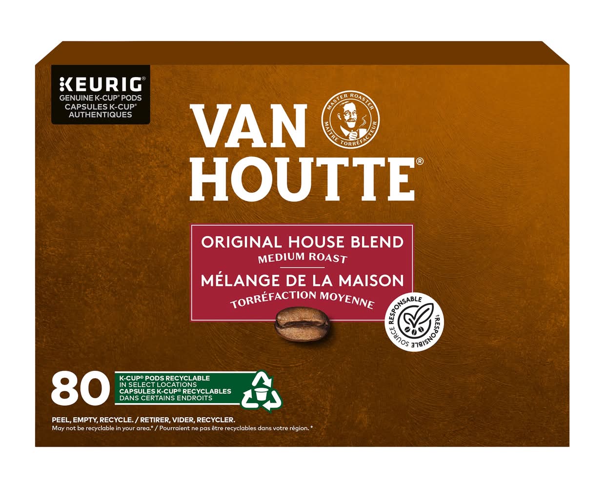Van Houtte - Capsules K-Cups De Café Mélange Maison Original, Paquet De 80 / Van Houtte Original House Blend Coffee K-Cup Pods, Pack Of 80